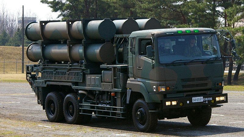 Пусковая установка противокорабельных ракет "Тип-88", Япония